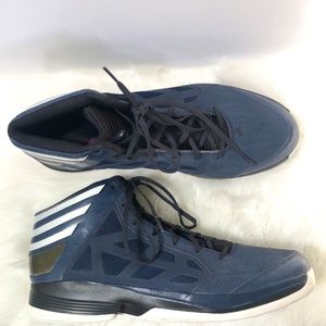 Adidas: High Top Basketball Shoes 'Blue' (Size 13.5)